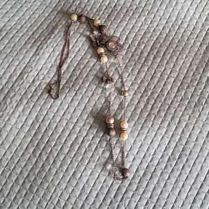 Silver Spring themed statement necklace